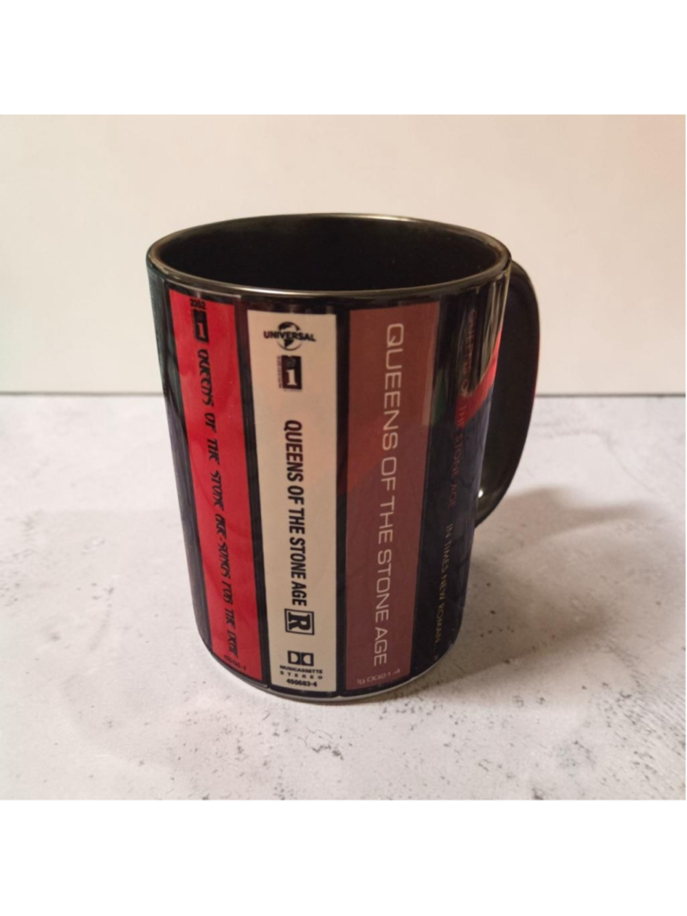 Unbranded Queens of the Stone Age Mugs One Size Black Red